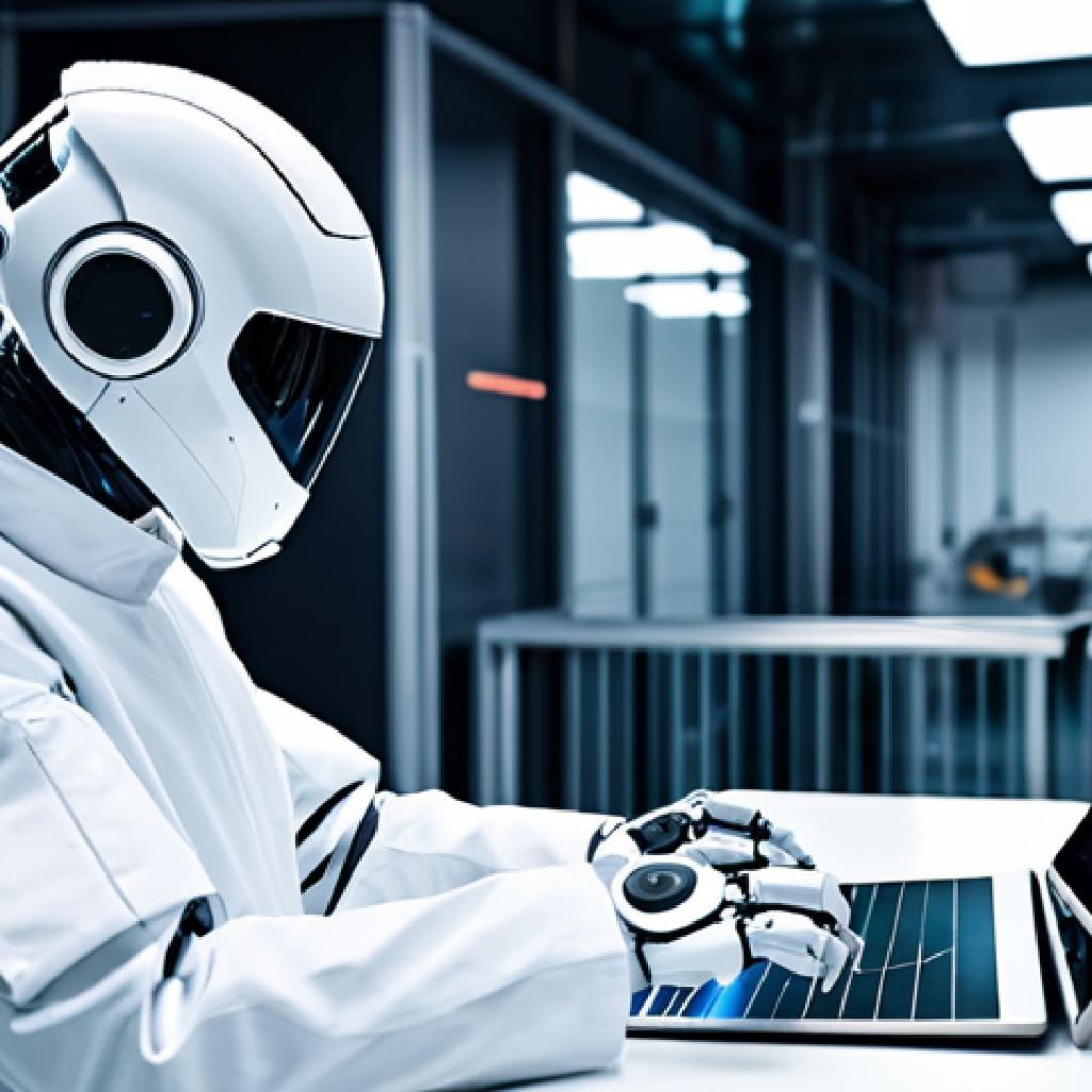 로봇기술사와 최신 시험 동향 - AI Integration & Robotics**

"A robotics technician, fully clothed in a cleanroom suit, working on a...