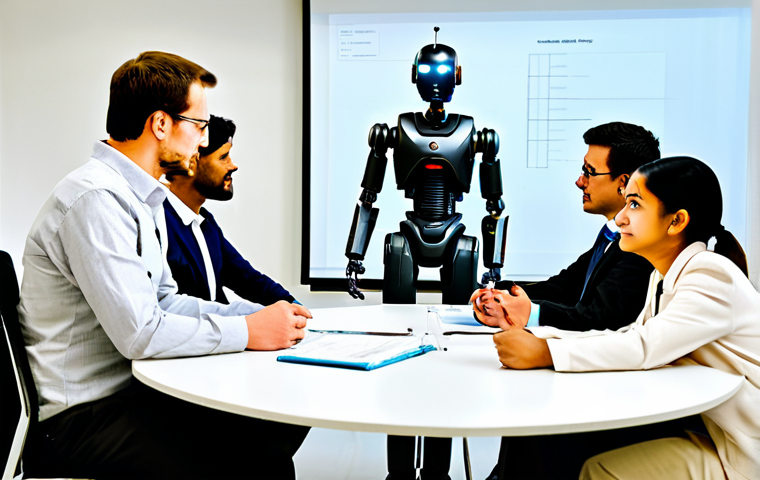 로봇기술사와 최신 시험 동향 - AI Integration & Robotics**

"A robotics technician, fully clothed in a cleanroom suit, working on a...